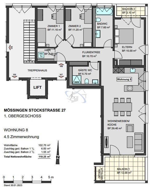 Grundriss WHG 8